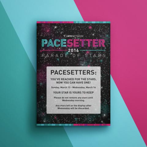 Pacesetter 2016 Informational Signage